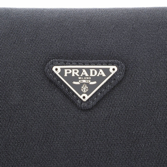 PRADA Black Canvas Shoulder Bag - Picture 6 of 12
